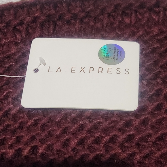 NWT La Express infinity cozy old money classic knitted wide scarf wrap - Picture 2 of 9